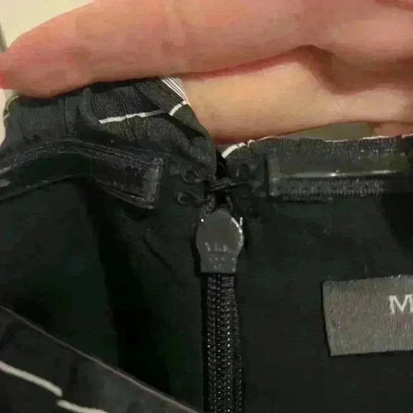 Madison Navy Striped Jumpsuit size L - Picture 7 of 10